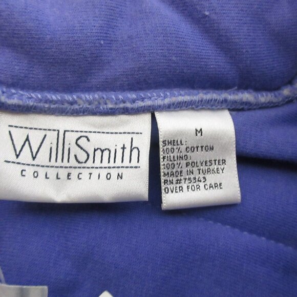 NWT 90's Willi Smith Womens Vest Sz Medium Lilac Quilted 2-Way Zip Front Casual - Picture 4 of 9